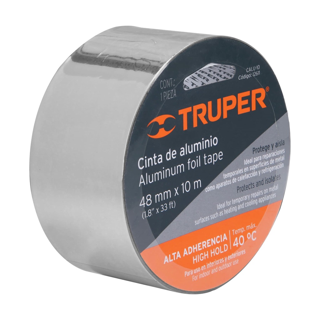 Cinta de aluminio de 48mmx10 m