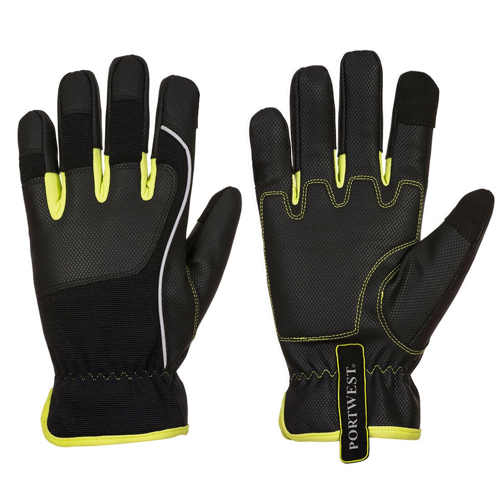 Guante de comerciante PW3 Negro/Amarillo