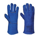 Guante de soldador Azul